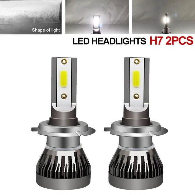 2X H7 Combo Led headlight kit Super Bright 6000K For Chevrolet Caprice 2011-2017