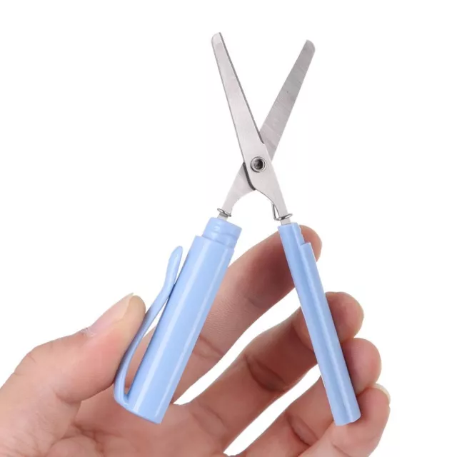 Pen Shape Scissor Handcraft Scissor Safe Folding Scissor Handwork Art Tools