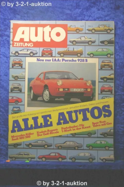 Auto Zeitung 19/79 Porsche 928 S Buchmann Targa Audi 100 200 Datsun 280 XT TT