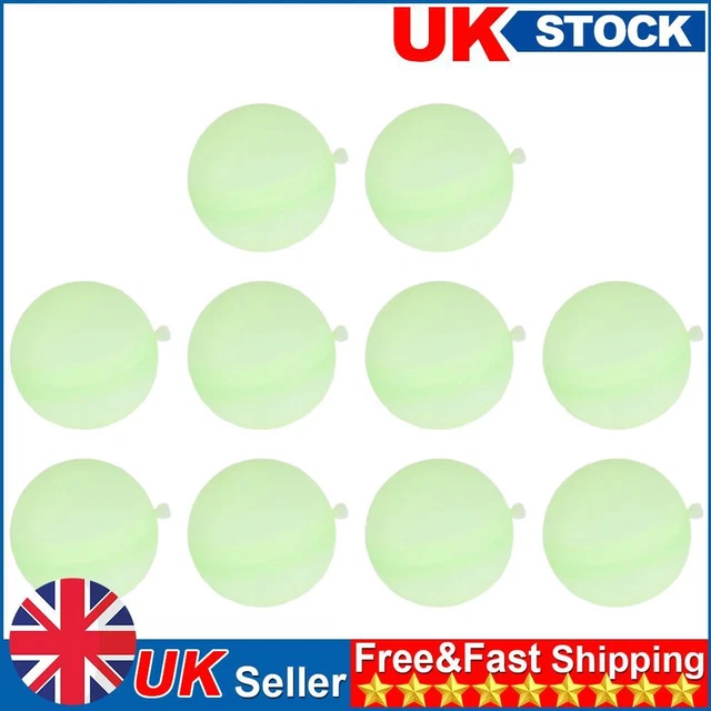 Absorbent Ball Reusable Summer Water Bomb Pool Party Water Games (Light Green)