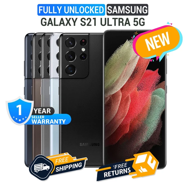 NEW SAMSUNG GALAXY S21 Ultra 5G Unlocked All Carrier SmG998U1 All