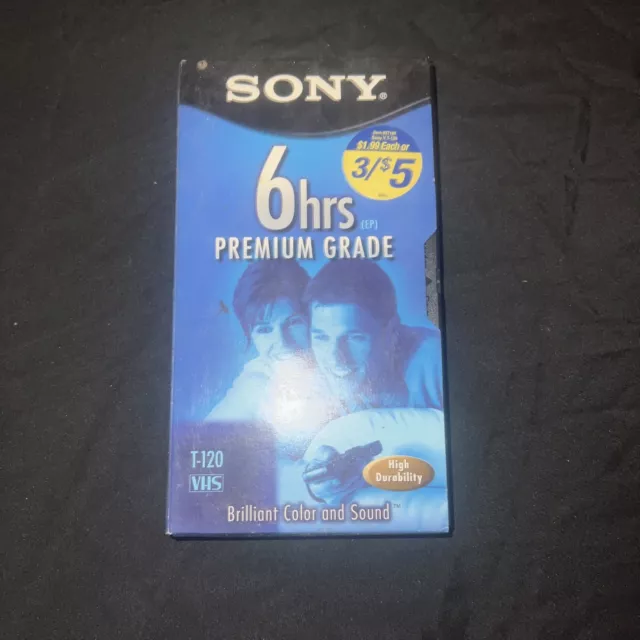 SONY T120VRH PREMIUM Grade VHS Video Tapes $1.00 - PicClick