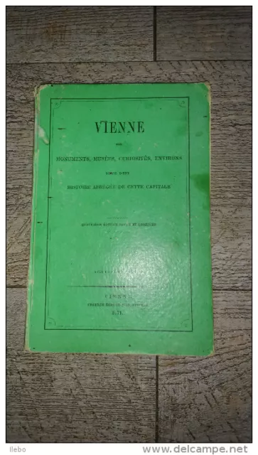 guide de vienne monuments musées curiosités environs histoire abrégée 1871