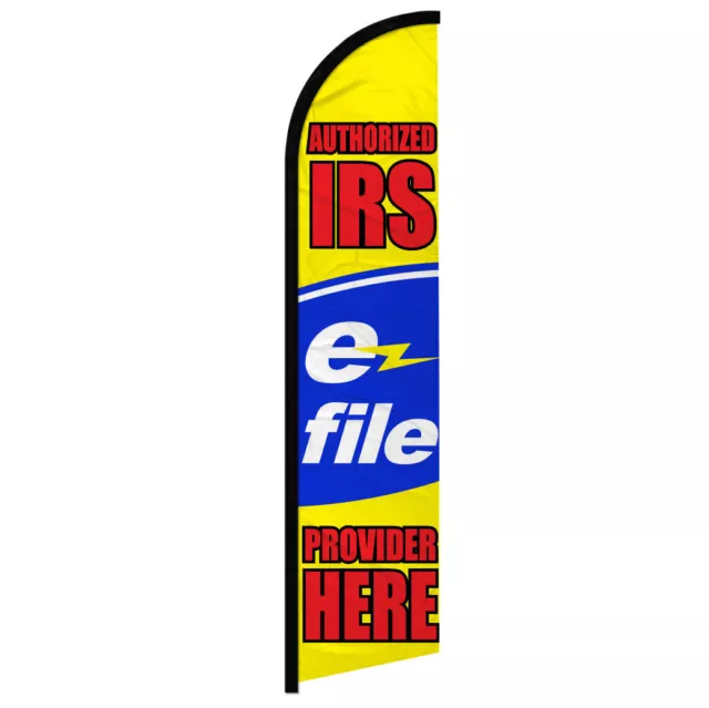 IRS E-File Provider Full Curve Windless Swooper Flag Tax Services