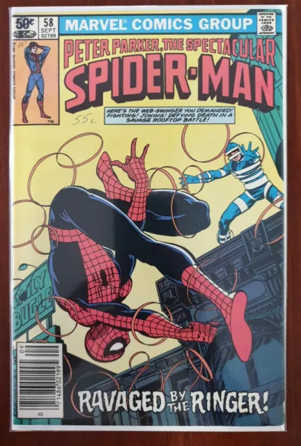 Marvel Comics Group Peter Parker The Spectacular Spiderman #58 1981
