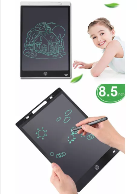 Tablette Graphique Enfant Dessin Bloc Note LCD Vert