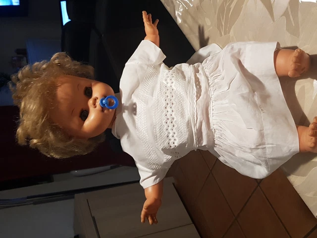 poupée bella Vintage Années 60 Yeux dormeurs 29cm cheveux