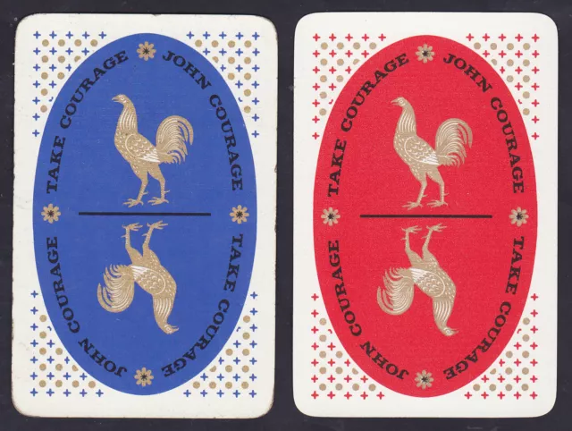 2 John Courage Bitter,Brewery,Single playing Card