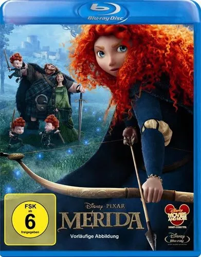 Merida - Legende der Highlands (BR) Min: 98/DD7.1/WS - Disney BGY0111004 - (Blu-