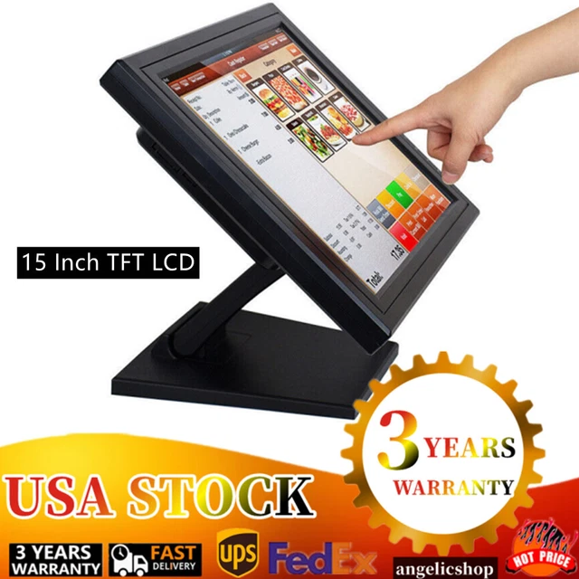 15& TOUCH SCREEN Monitor LCD VGA TouchScreen Monitor Retail Kiosk