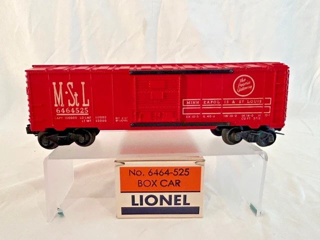 LIONEL 6-27292 O Scale Minneapolis & St Louis M&STI The Peoria Gateway