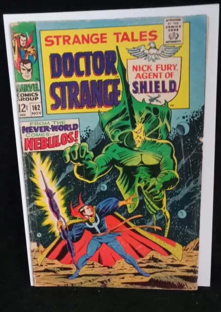Marvel Comics "Strange Tales" #162 1967 Bagged and Boarded Dr. Strange