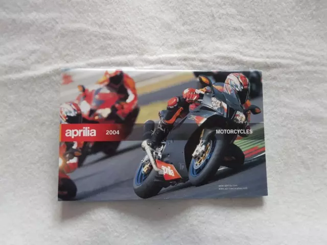 APRILIA RANGE Motorcycle Sales Brochure 2004 RSVR, TUONO R, FALCO++