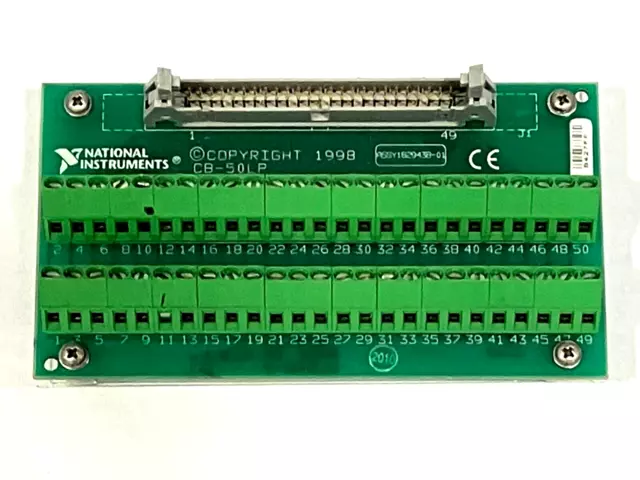 National Instruments CB-50LP Panel Mount 50-Pin Terminal Block