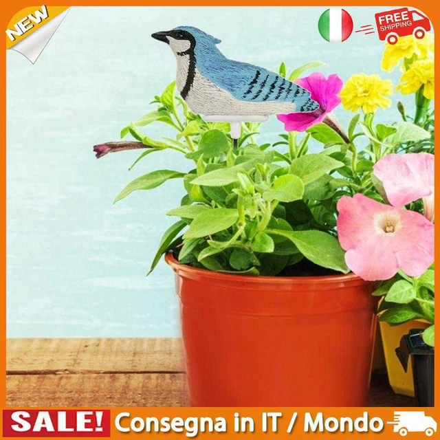 IT Soil Water Tester Bird Shape Flower Pot Moisture Sensor Farm Meter (Blue)