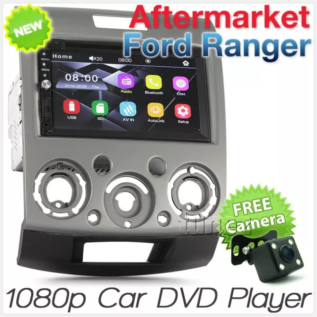 Car DVD Player For Ford Ranger PJ PK 2006 2011 MP3 USB Stereo Radio SD Fascia TU