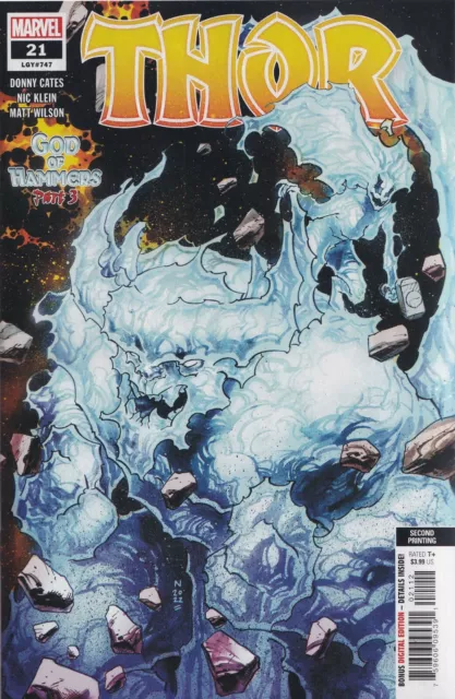 THOR #21 (2ND PRINT)(NIC KLEIN VARIANT)(2022) COMIC BOOK ~ Marvel Comics