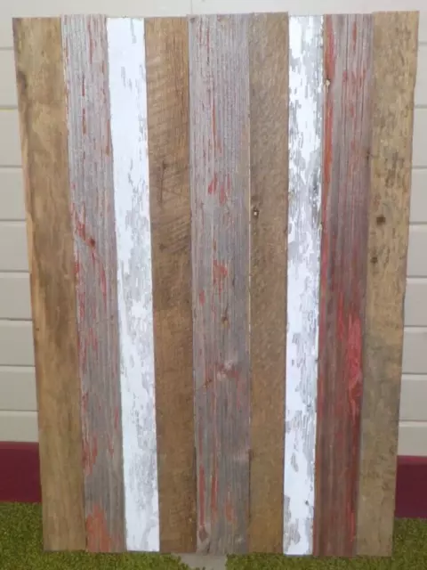 Reclaimed Weathered Old Barn Board Wood Lumber Rustic Decor Crafts Wall Art #11