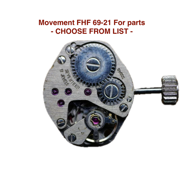 Mouvement Montre FHF 70 Swiss - Mécanique Manuel - Pour Pièces Ou Restauration