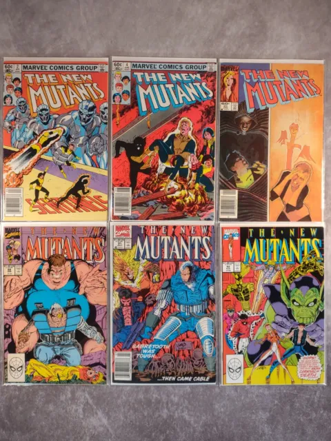 New Mutants 1st Series Direct & Newsstand Marvel comics series Pick Your Issue!