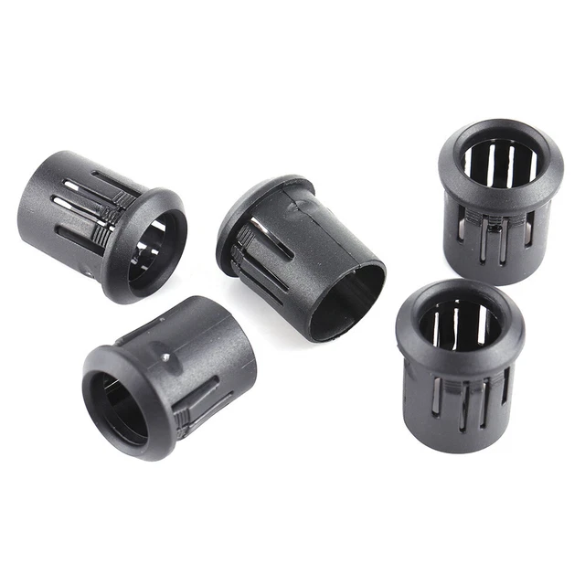 10mm LED 50Pcs Lamp Socket Diode Holder Nylon Black Clip Bezel Mount Useful