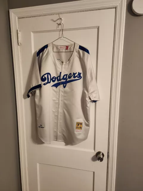 SNKR_TWITR on X: Mitchell and Ness Jackie Robinson Brooklyn Dodgers MLB  Home Authentic Jersey Finishline  $15 off w/code  SLIDE4SUMMER JDsports  #AD   / X