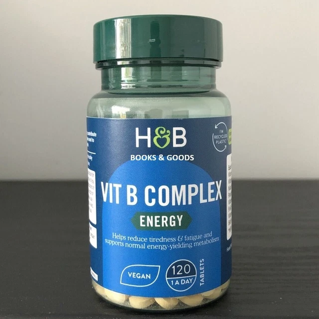 HOLLAND & BARRETT Complete Vitamin B Complex 120 Tablet Biotin Folic