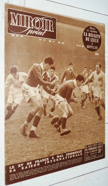 Miroir Sprint N°128 1948 Football Racing-reims Coppi Cyclisme Boxe