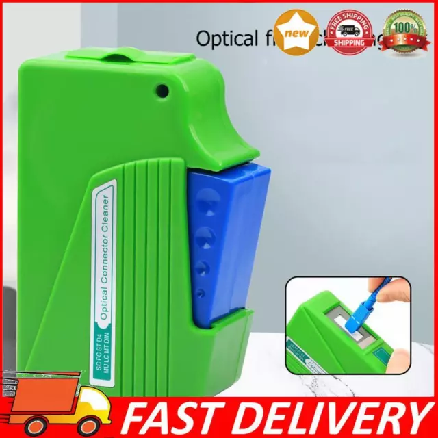 Optic Fiber End Face Cleaning Box Wiping Tools Pigtail Fiber Optical Connector