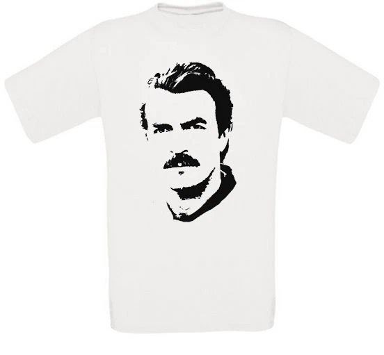 T-shirt Uomo Magnum PI – Tom Selleck Investigatore Privato – Maglietta Divertente M1