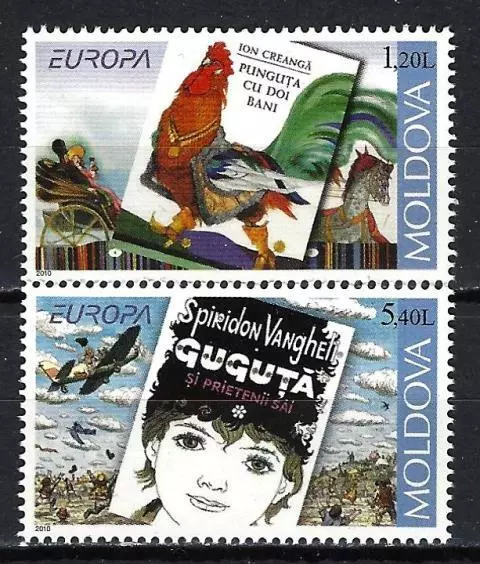 Moldavie 2010 Europa Livres pour enfants Yvert n° 615 et 616 neuf ** MNH