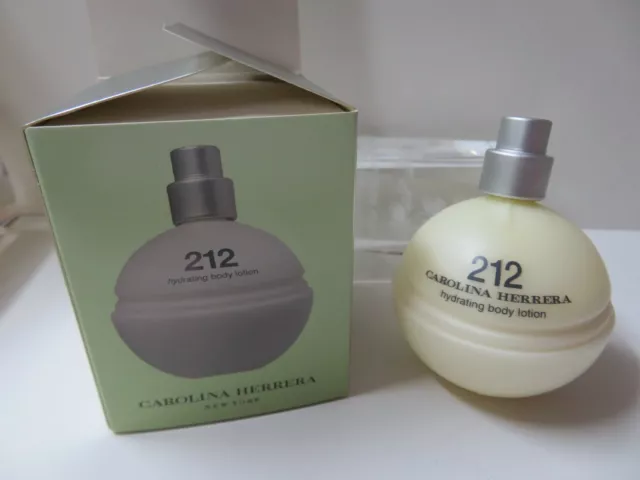 2 ( Two )   x  Carolina Herrera 212 Hydrating Body Lotion 2.5 oz Ball New in Box