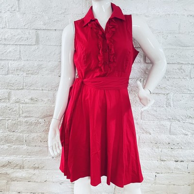 AA Studio AA Women Red Casual Dress  Size 16P Good Condition