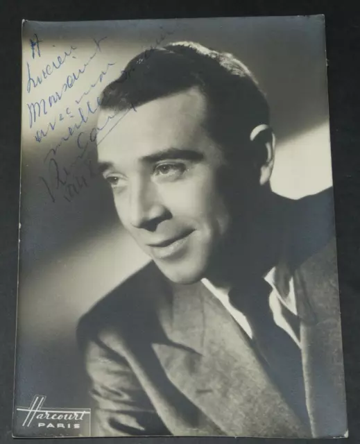 Photo Dédicacée Raymond Cordy – Noir Et Blanc – Autographe – Cinéma Français