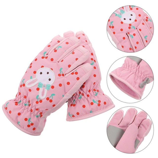 1 Pair Children Winter Warm Ski Gloves Creative Gloves Non-skid Snow Mittens