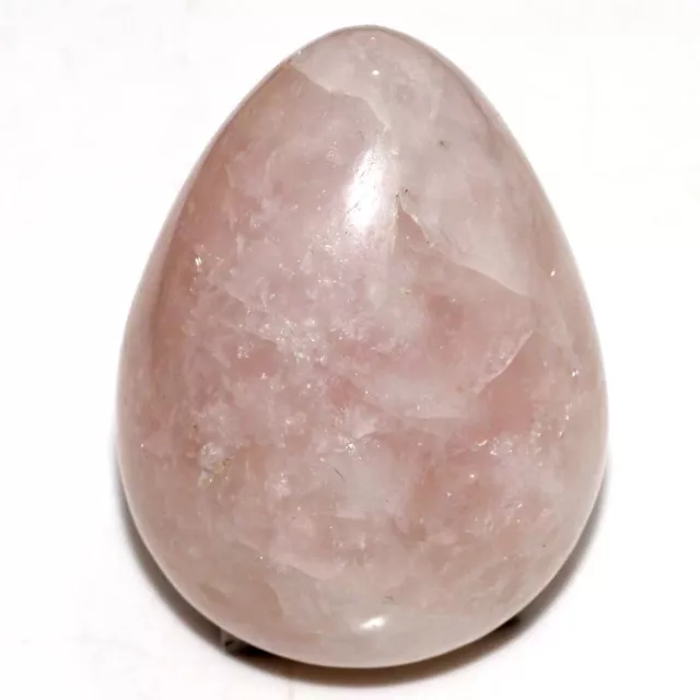 Rose Quartz Energy Healing Egg Crystals Craft 65x47mm JW