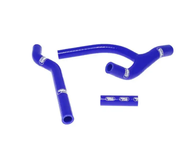 Yamaha Wrf 250 - 07/14 - Kit Durites De Radiateur Samco Bleu / Yam-40Blue