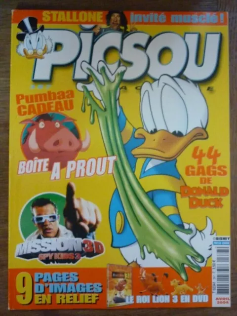 PICSOU MAGAZINE N°387 / Disney Hachette Presse 04-2004