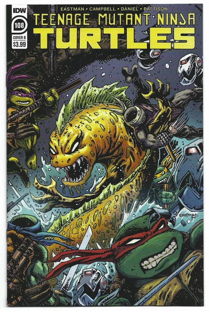 TMNT Ongoing #108 2020 Unread Eastman Cover B IDW Teenage Mutant Ninja Turtles