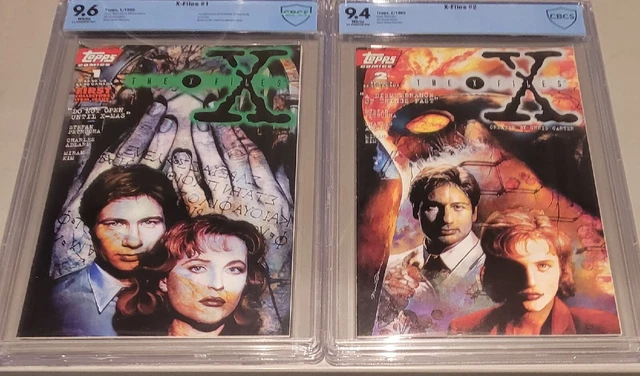 1995 XFILES #1 and #2 CBCS 9.6 AND 9.4 FIRST COLLECTORS ITEM ISSUE