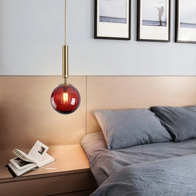 Home Pendant Light Bar Lamp Room Glass Chandelier Lighting Kitchen Ceiling Light