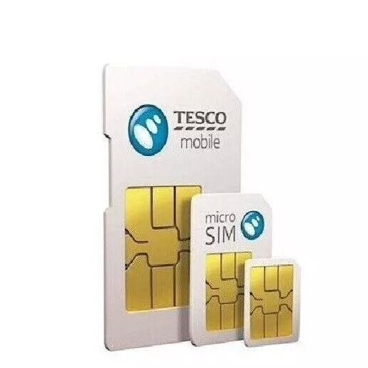5G Super Fast Tesco Mobile No-Contract SIM Pay As You Go Hassle Free Sim Card 💥