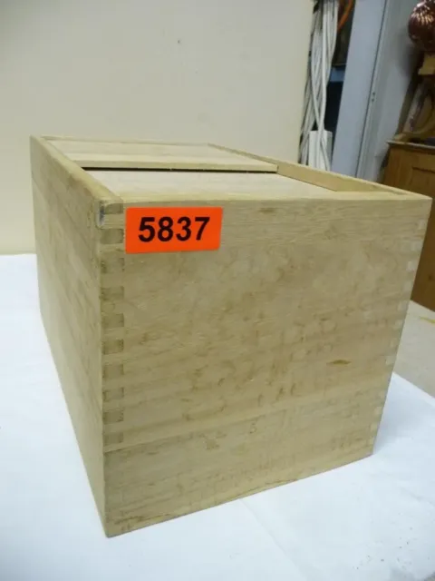 5837. Caja de madera antigua cofre de madera caja cofre almacenamiento