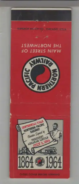 Matchbook Cover - Railroad - Northern Pacific Railway