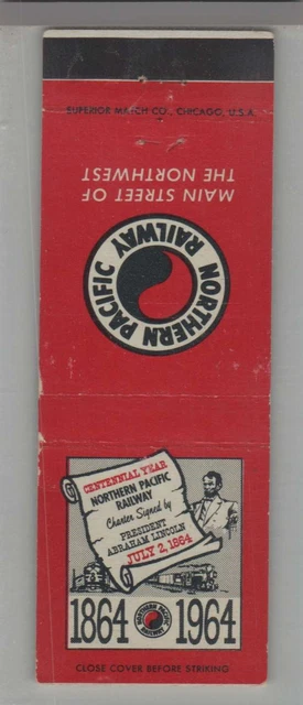Matchbook Cover - Railroad - Northern Pacific Railway