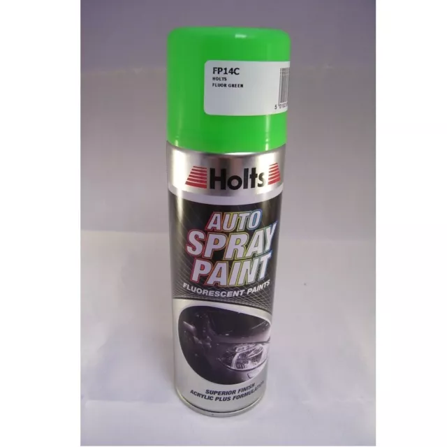 Holts Green Flourescent FP14C Aerosol Spray Paint 300ml Car Vehicle Professional