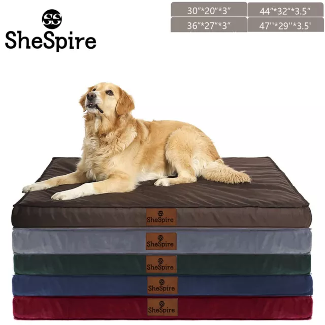 SheSpire Orthopedic Memory Foam M L XL XXL Dog Cooling Bed Soft Pet Mattress