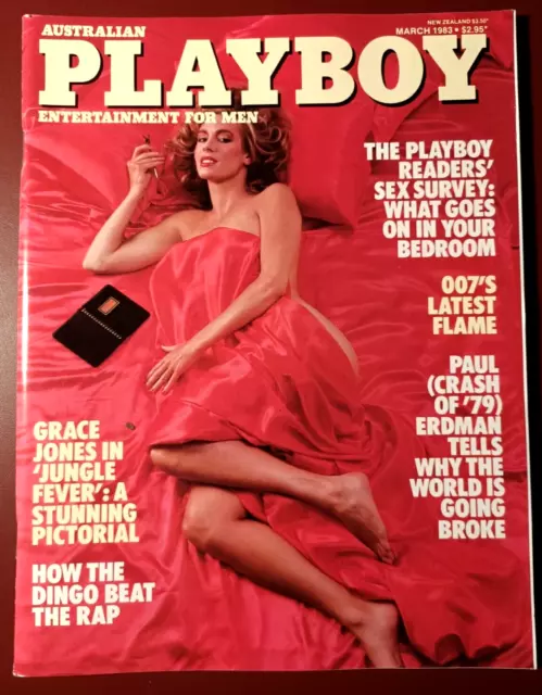 Australian Playboy: March, 1983 - Australian Magazine / Kim Basinger Grace Jones