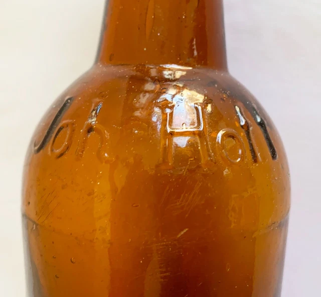 Joh: Hoff - Rare variant of Johann Hoff - rich amber bubbles