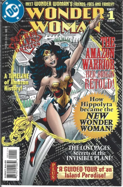 Wonder Woman Secret Files & Origins #1 (Nm) Dc Comics, $3.95 Flat Rate Shipping